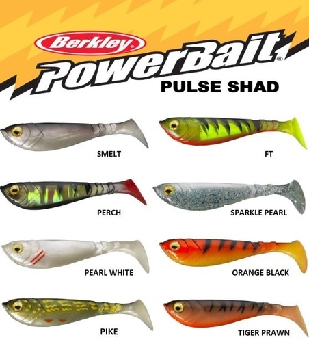 Berkley Gumová nástraha Power Bait Pulse Shad 8cm 4ks Sparkle Pearl