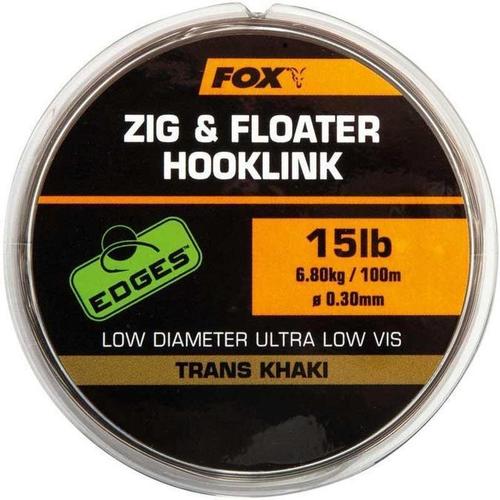Fox vlasec Zig a Floater Hooklink 9lb, 4,08kg, 100m, 0,234mm