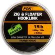 Fox vlasec Zig a Floater Hooklink 0,234mm, 9lb, 4,08kg, 100m