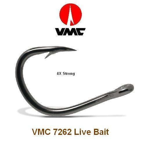VMC Háček Saltwater-Mer/4xStrong Live Bait BN7262 Size 4/0, 4ks