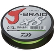 Daiwa Šňůra J-Braid X8 Chartreuse Fluo Zelená 150m 0,10mm, 6,0kg