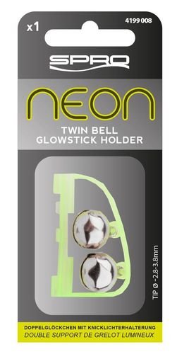 Spro Rolnička s klipem Neon Clip On Double Bell Holder