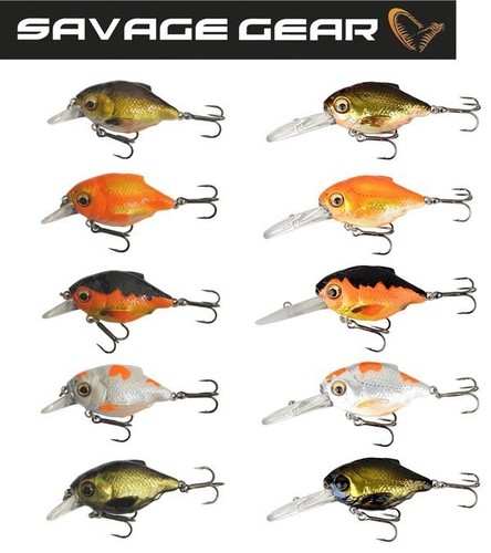 Savage Gear Wobler 3D Crucian Crank SF SR 4,6cm, 7g Natural