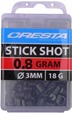 Cresta Vyvažovací závaží Stick Shot 0,8g, 3mm, 18g