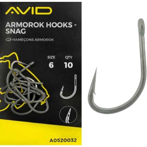 Avid Háček Armorok Hooks Snag, 10ks Size 2