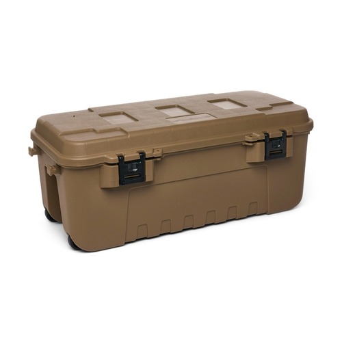 Plano Transportni Box Sportmans Trunk Large 102L S Heavy Kolečky Hnědá