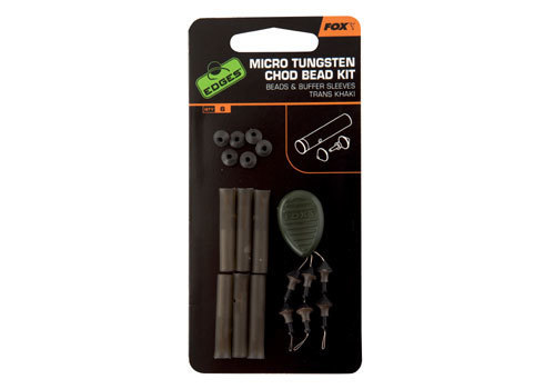 Fox EDGES™ Tungsten Chod Bead Kit Micro Trans Khaki