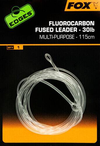 EDGES™ Fluorocarbon Fused Leaders 115cm