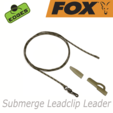 Fox EDGES™ Submerge Camo Leader Power Grip Lead Clip Kwik Change 30lb Kit 3ks Fleck Camo