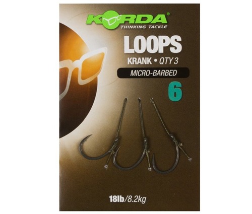 Korda Návazec Loops Krank, 8,2kg, 3ks Size 4