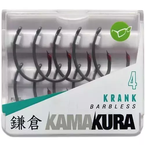 Korda Háček Kamakura Krank Barbless, 10ks Size 6