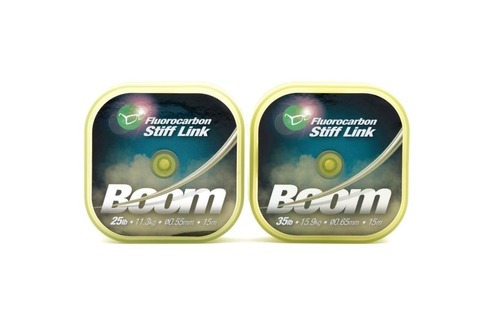 Korda Boom Fluorocarbon Stiff Link, 15m 0,50mm, 9,1kg