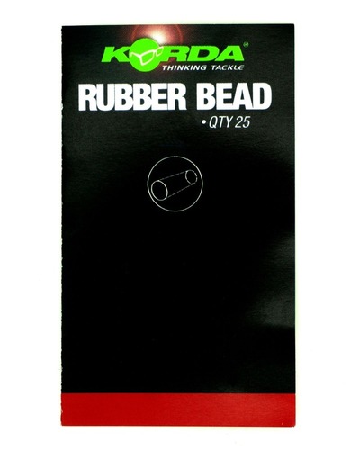 Korda Gumový korálek Rubber Bead, Weedy Green, 25ks 4mm