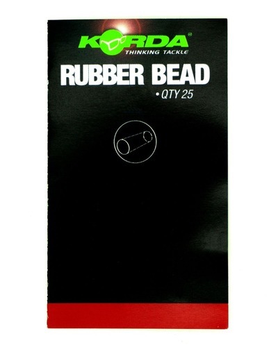 Korda Gumový korálek Rubber Bead, Weedy Green, 25ks 4mm