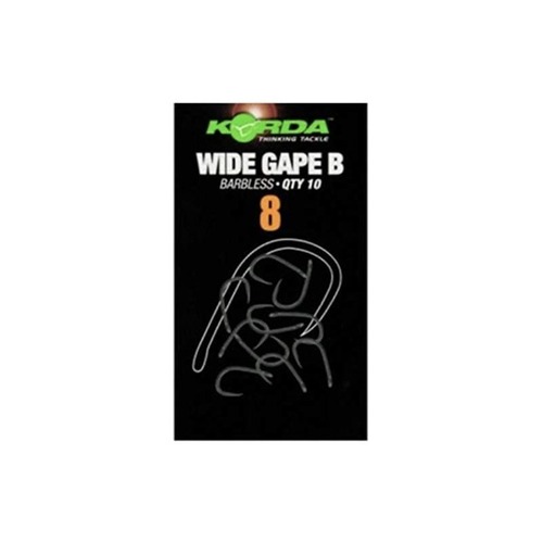 Korda Háček Wide Gape B, 10ks Size 6