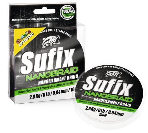 Sufix Nano Braid 135 m modrošedá