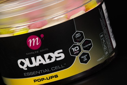 Mainline Pop Ups Quads 10mm, 150ml Cell