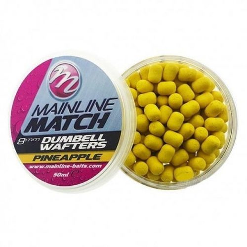 Mainline Match Dumbell Wafters  6mm-50ml Pineapple