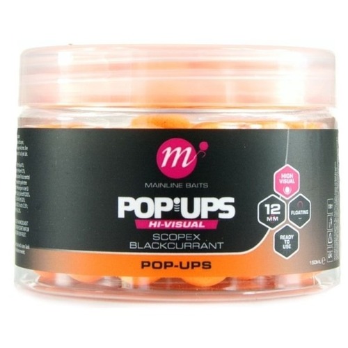 Mainline Pop-Ups  Hi-Visual 15mm Scopex Blackcurrant