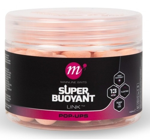 Mainline Pop Up Super Buoyant Link 13mm, 150ml White-Bílý