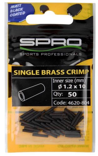 Spro Krimp Single Brass Crimp 0,6x10mm, 50ks