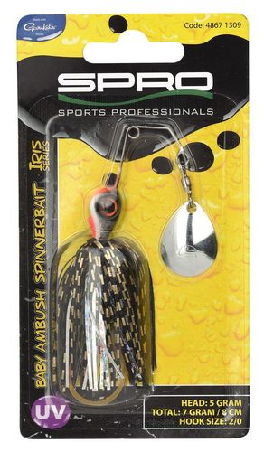 Spro Spinnerbait Iris Baby Ambush Size 2/0, 7g, Roach