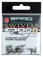 Spro Karabinka Black Rolling Swivel+Diamond Snap Size 2, 22kg