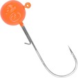 Spro Jigová hlava Round Jig Head 3,5g, Fluo Orange Hook Size 2