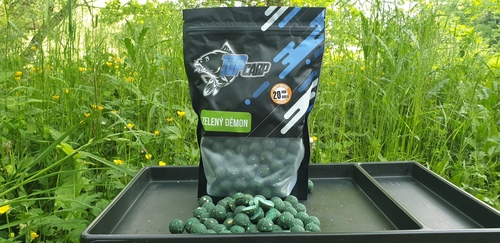 Top Carp Tranlivé Boilies Zelený Démon 20mm 3kg