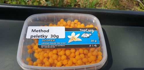 Top Carp Měkčené Method Peletky 30g Med