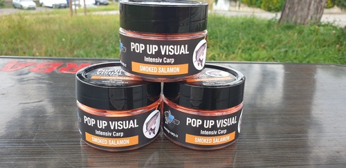 Top Carp Pop-Up Visual Intensiv Carp 15/20mm, 100ml Smoked Salmon