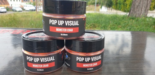 Top Carp Pop-Up Visual Intensiv Carp 15/20mm, 100ml Big Crab