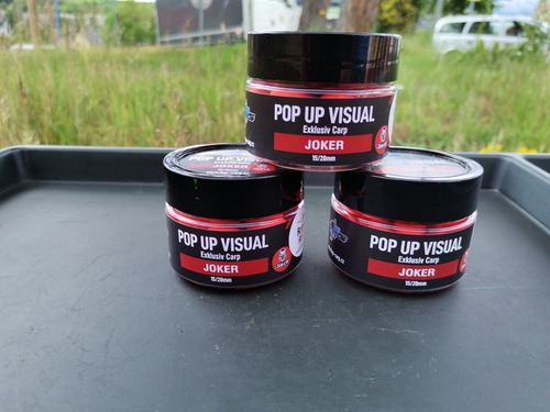 Top Carp Pop-Up Visual 15/20mm, 100ml Jahoda