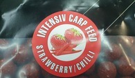 Top Carp Boilie Intensiv Carp Feed Strawberry/Chilli 30mm,10kg