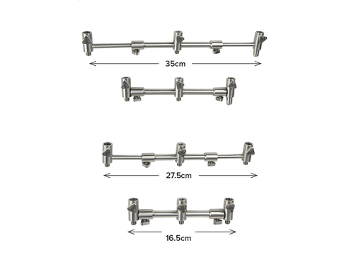 Carp Spirit Hrazda INOX 2/3 Rod QR Buzz Bar Adjustable Front 20-35cm