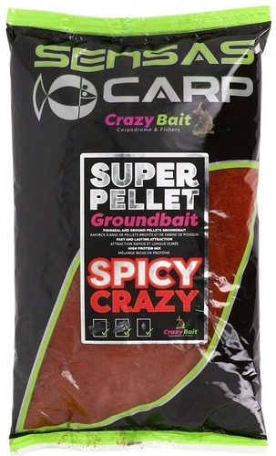 Sensas Krmení Crazy Bait 1kg Sweet Strawberry