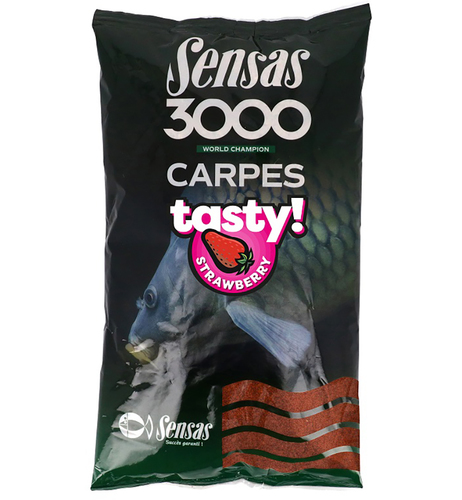 Sensas Krmeni 3000 Carpes Tasty 1kg Strawberry